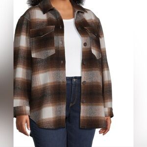 Beautiful rusty brown Denver Hayes ‘shacket’. Nearly new